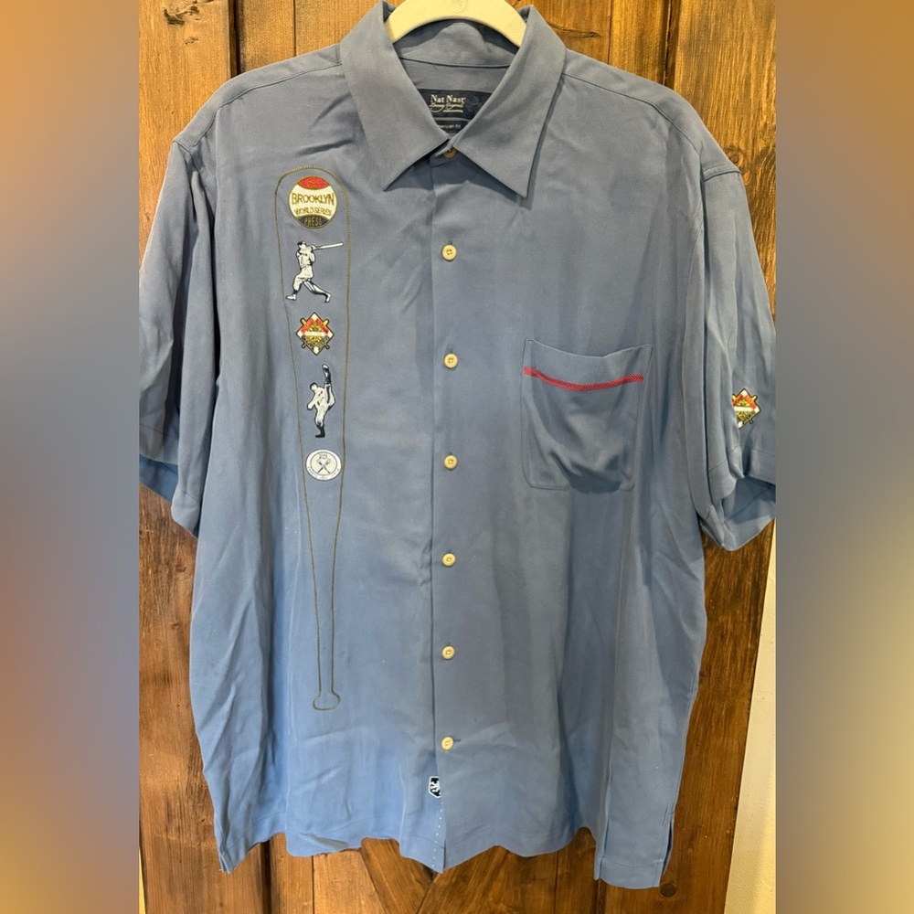 🎁 Nat Nast "Brooklyn Press" Edition Button Up Shirt